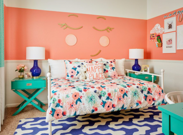 Warna Koral sebagai Aksen